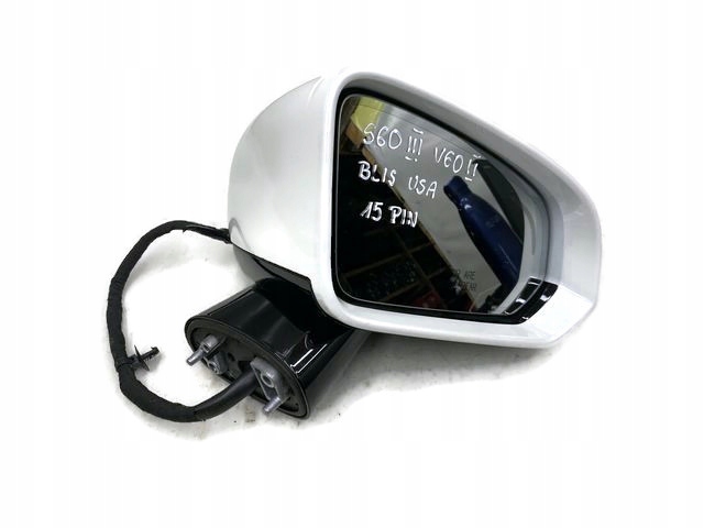 VOLVO S60 III V60 II LUSTERKO PRAWE ZEWNĘTRZNE BLIS 15PIN USA