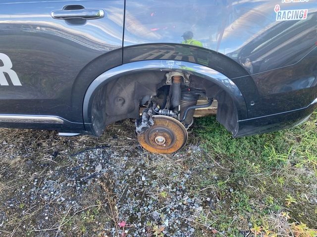 VOLVO XC90 II LISTWA BŁOTNIKA LEWY TYŁ 492 SZEROKA