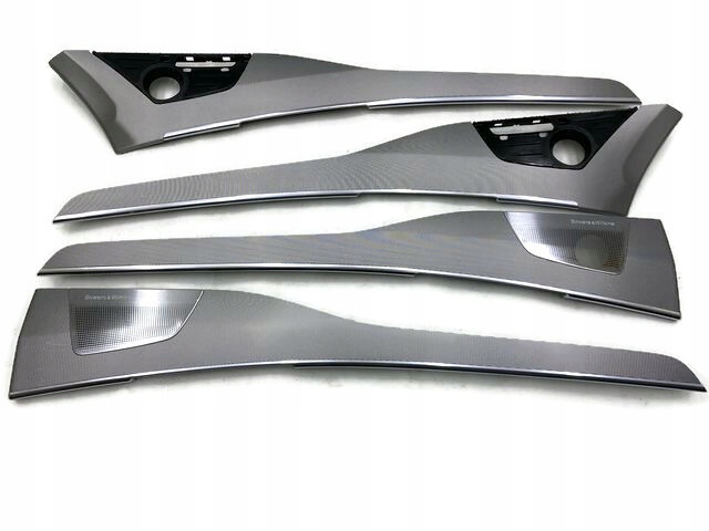 VOLVO XC90 OSŁONY DEKORY BOCZKÓW DRZWI PRAWY LEWY BOWERS WILKINS 31699353