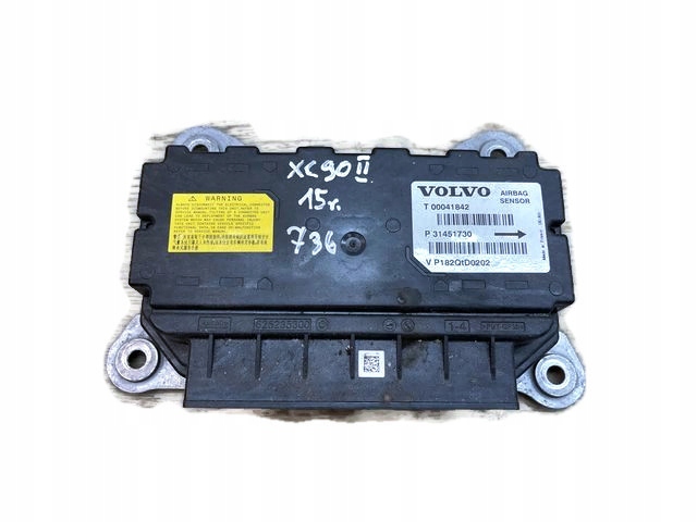 VOLVO XC90 II MODUŁ SENSOR PODUSZEK POWIETRZNYCH AIRBAG 31451730