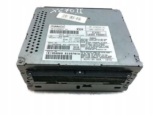 VOLVO XC70 II RADIO CD 31260541