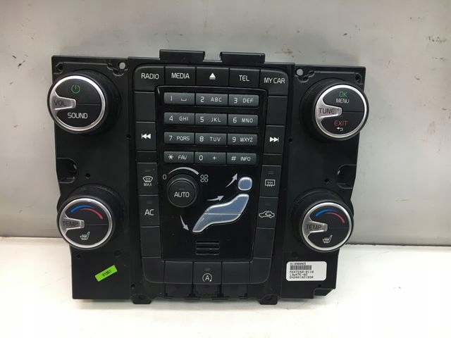 VOLVO S60 V60 PANEL KLIMATYZACJI 31398065